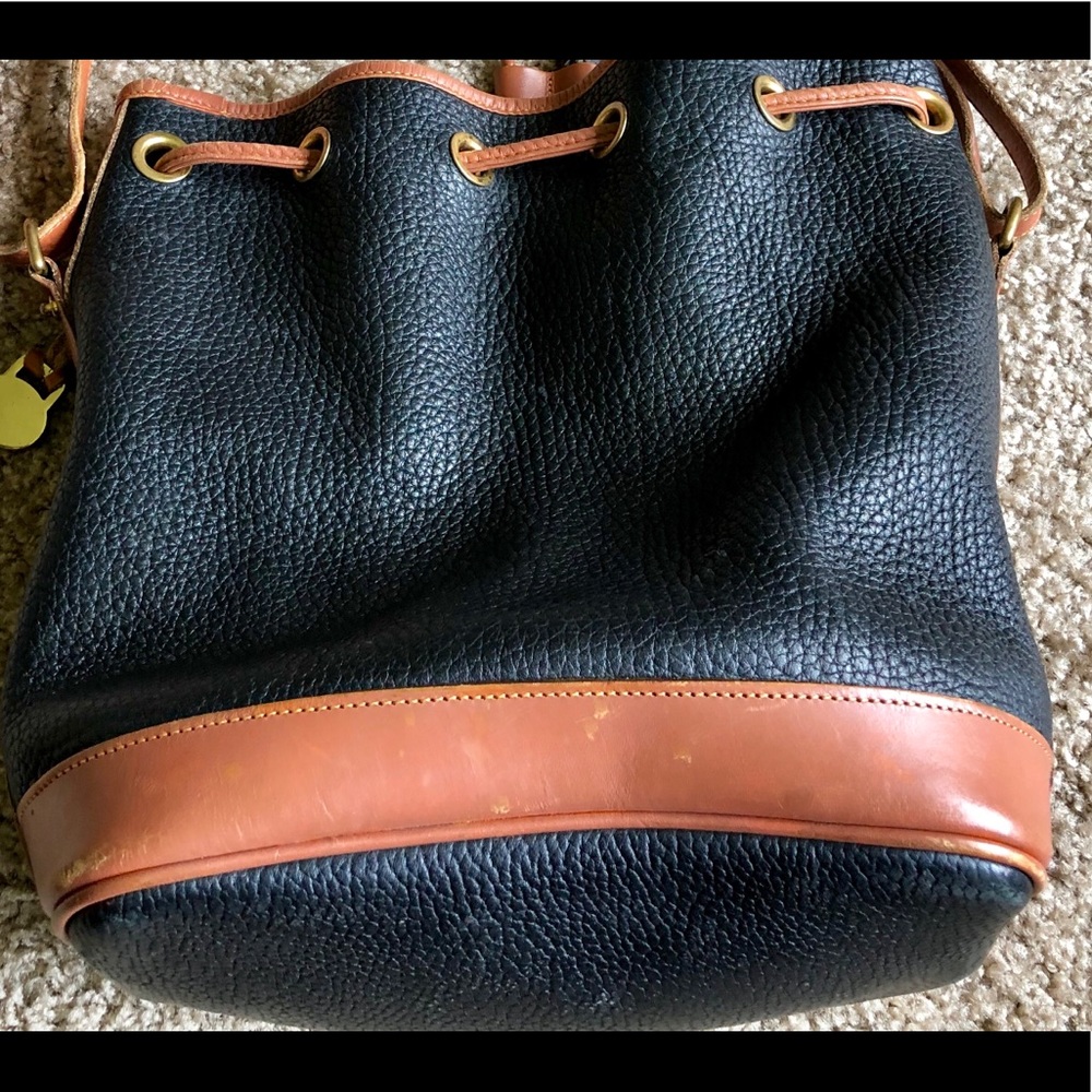 Vintage Dooney & Bourke Drawstring Bucket Bag - Picture 6 of 8